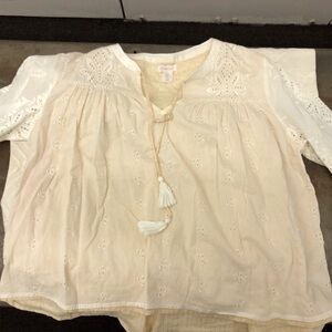 Shabby Chic Boho Blouse - Cotton